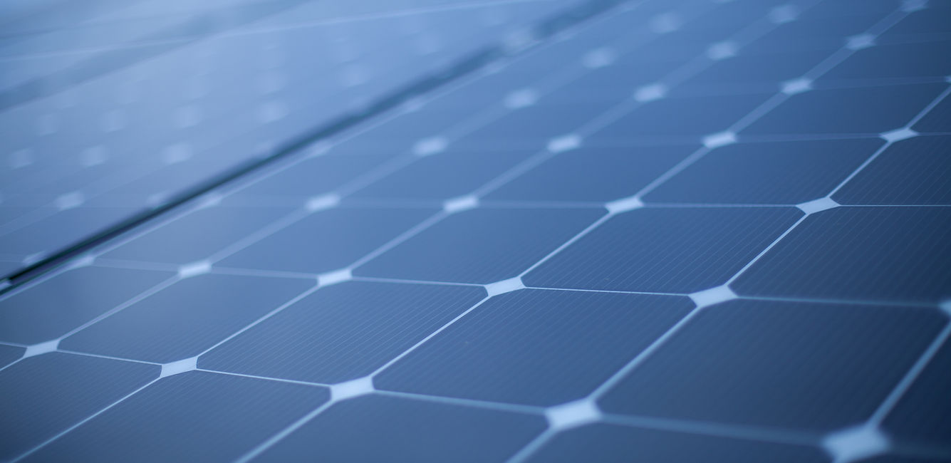 Closeup Of Solar Panels