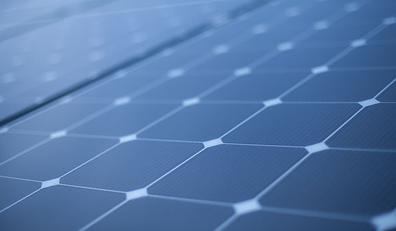 Closeup Of Solar Panels