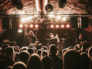 Band playing a small venue