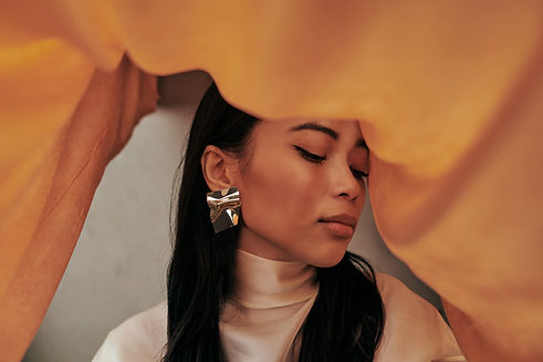 Portrait with Fabric