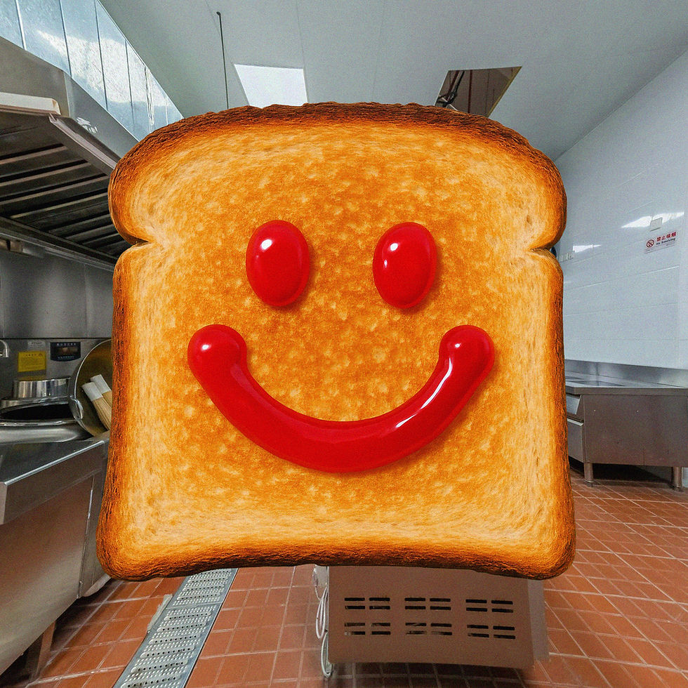Smiley Face Toast