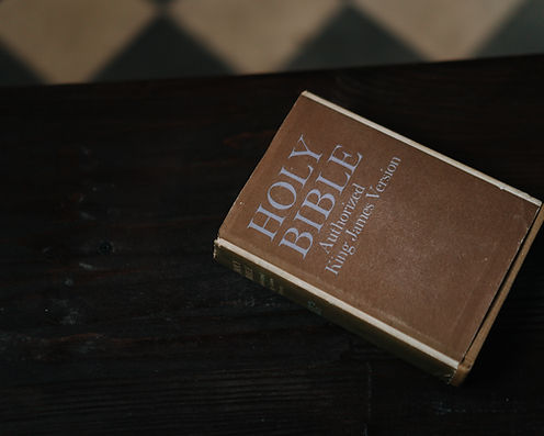 Holy Bible Closeup