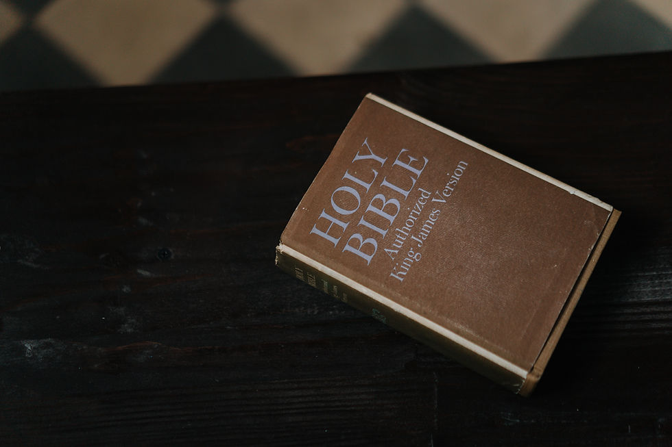 Holy Bible Closeup