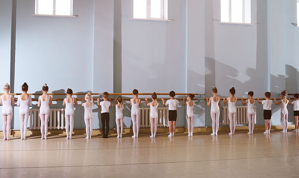 Young Dancers in Ballet Class
