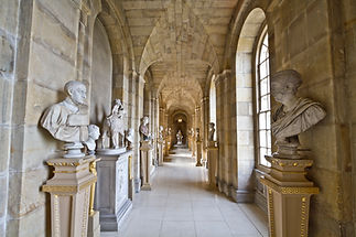 Museum Hallway Statues