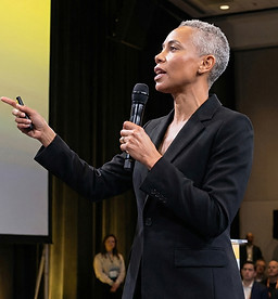 Speaker Giving Presentation