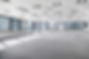 Empty office space with windows