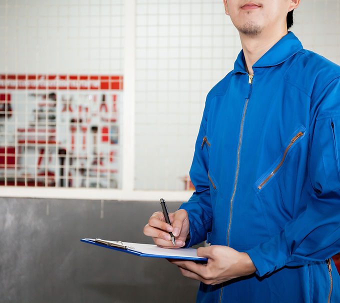 Person in Working Uniform