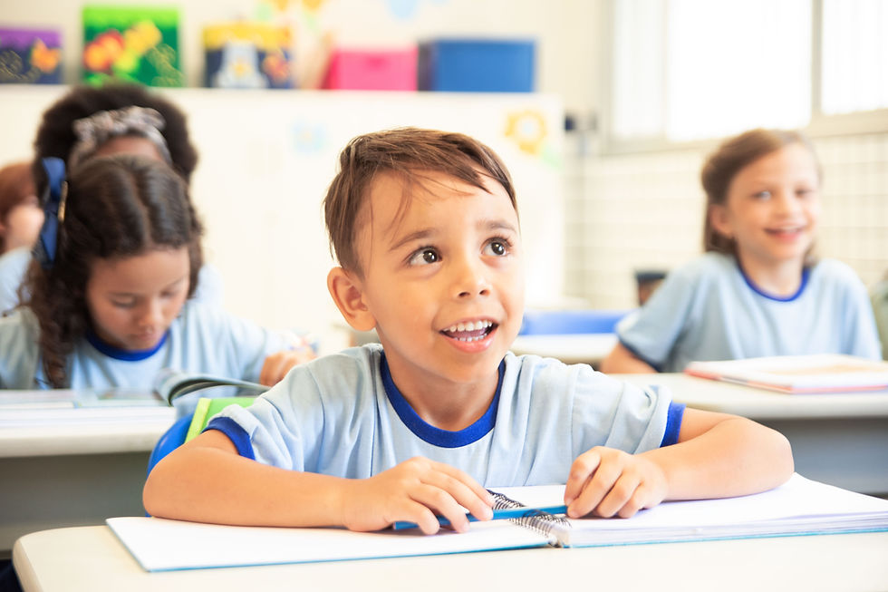 Smiling Schoolchildren