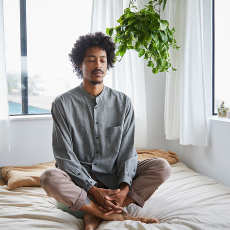 Men Meditating