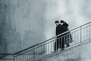 Walking Down the Stairs
