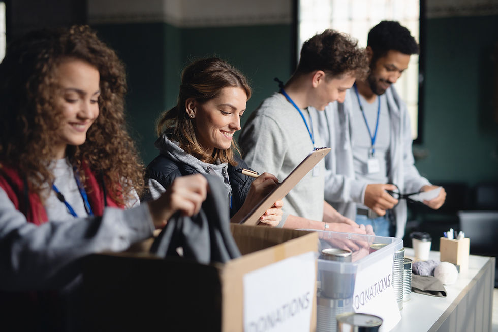 Recogida de donaciones