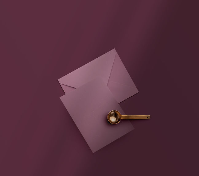 Purple Stationery Set