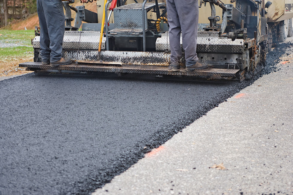 Road Paving with Asphalt