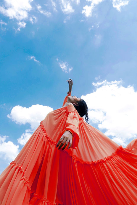 Woman in Red Dress