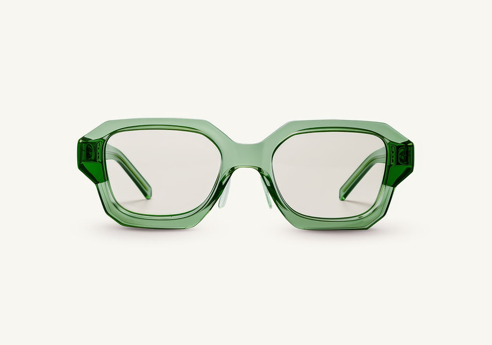 Green Frame Glasses