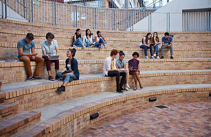 Anfiteatro all'aperto per studenti
