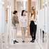 Colleagues in Hallway