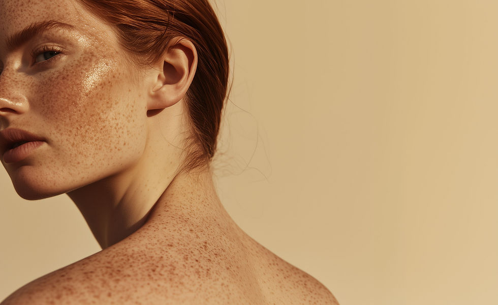 Fregnete kvinneportrett