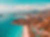 A city along the beach