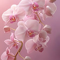 Flores de orquÃdea rosadas