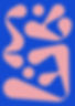 Formes abstraites roses