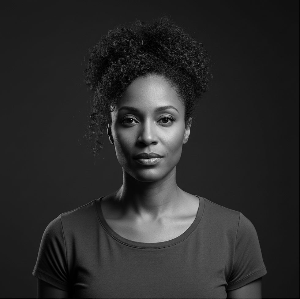 Black And White Portrait