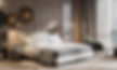Lit d'hôtel luxueux