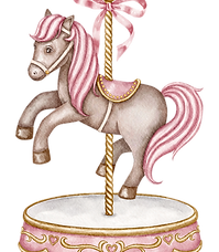 Carousel Horse Illustration