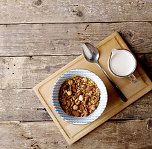 Granola And Milk