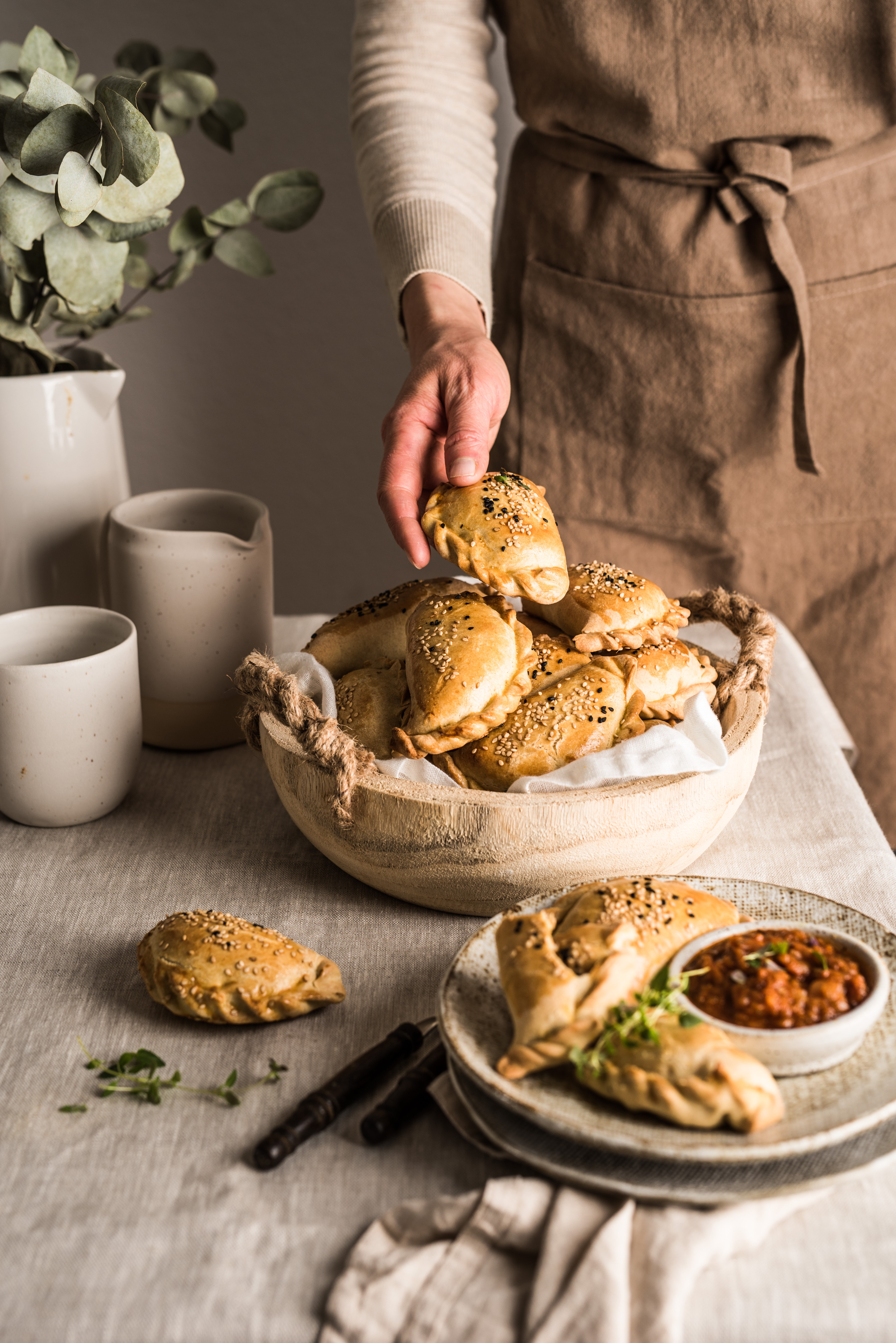 Arranged Food and Objects