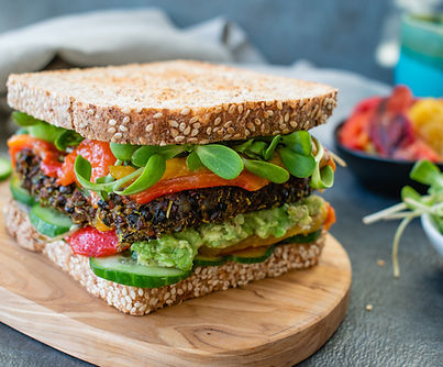 Vegetarian Sandwich Stack