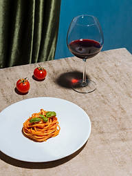 Pasta and Wine