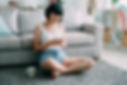 Person Staring at Smartphone