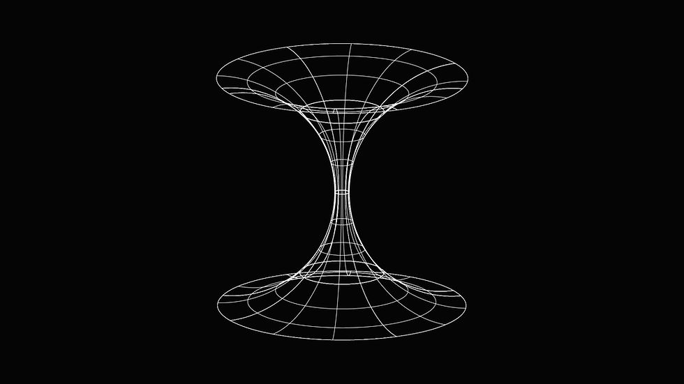 Wireframe Geometric Shape