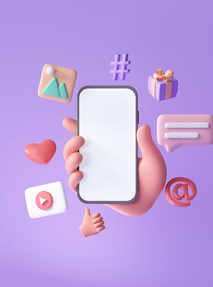 an iphone surrounded by emojies