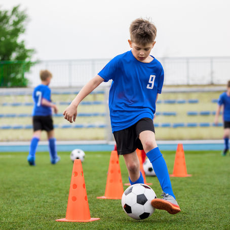 scout playing soccer