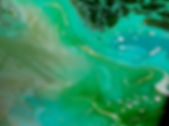 Abstract Green Swirls