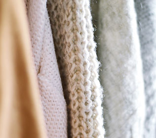 Knitted Sweaters Up Close