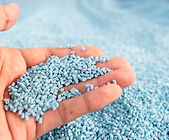 Blue Plastic Granules