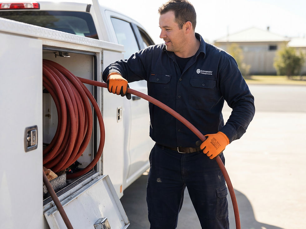 Worker Using Equipment