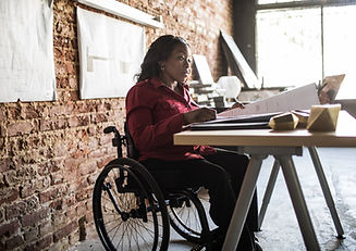 Woman in Wheelchair