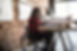 Businesswoman Working at Desk