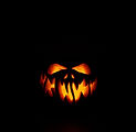 Zucca di Halloween incandescente