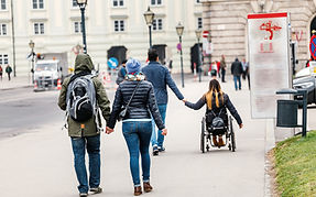 People Strolling Together