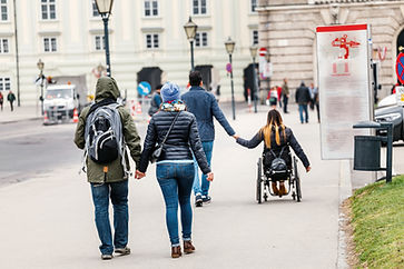 People Strolling Together