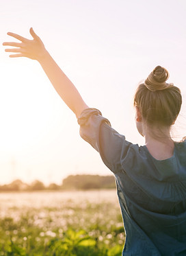 Girl with Arms Stretched Out