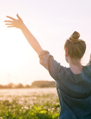 Girl with Arms Stretched Out