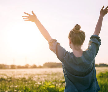Girl with Arms Stretched Out