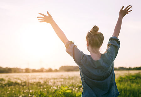 Girl with Arms Stretched Out